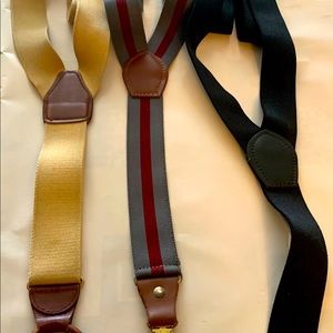 3 pr men suspenders. Org. owner is 6’2” Big/Tall
